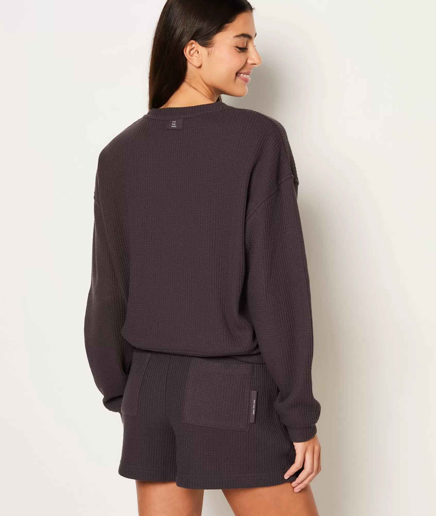 Etam Loungewear | Pyjama Ponchos, Sweatshirts & Jackets>Sweat de pyjama gaufré