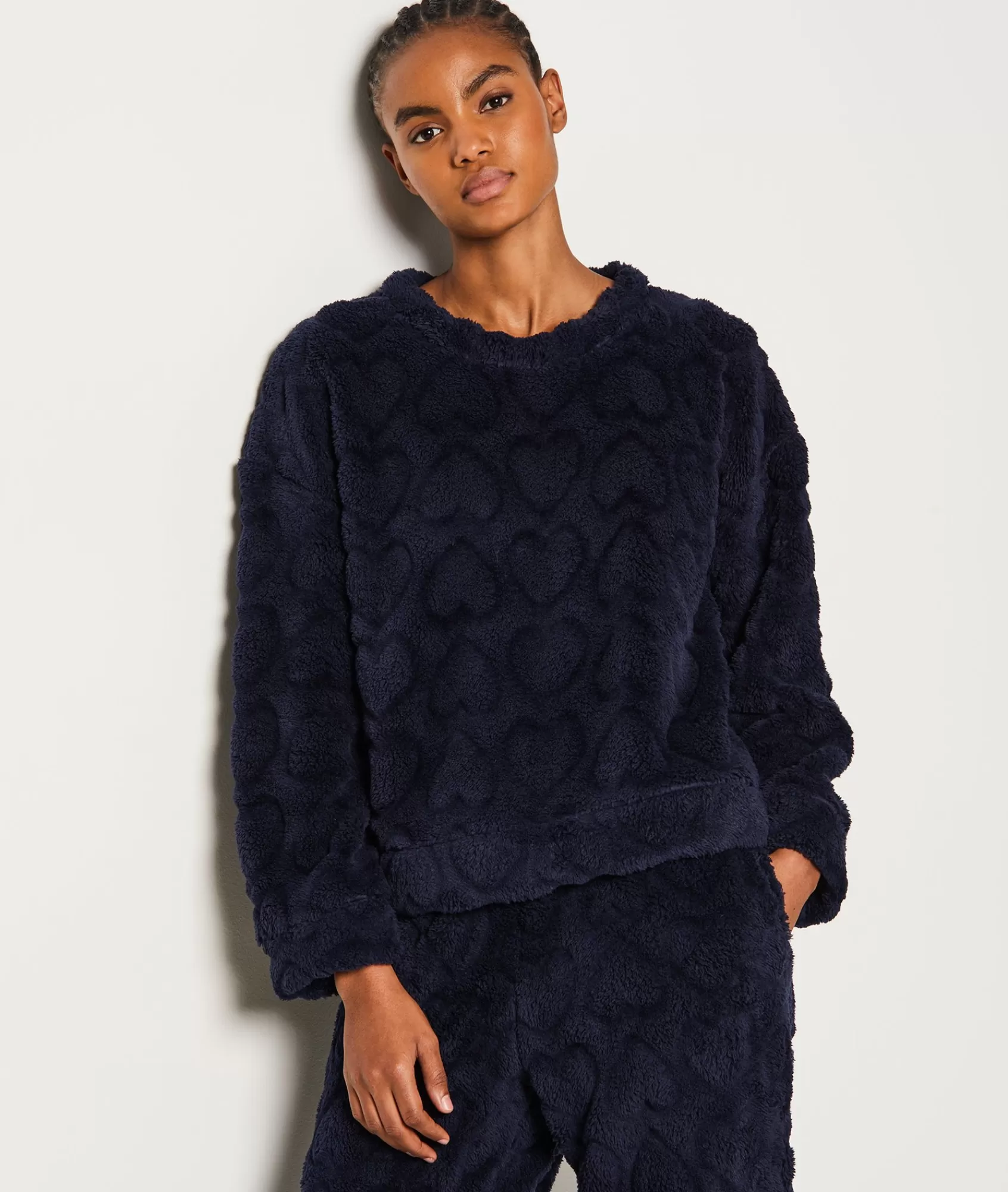 Etam Pyjama Ponchos, Sweatshirts & Jackets | Pyjama Tops>Sweat de pyjama polaire