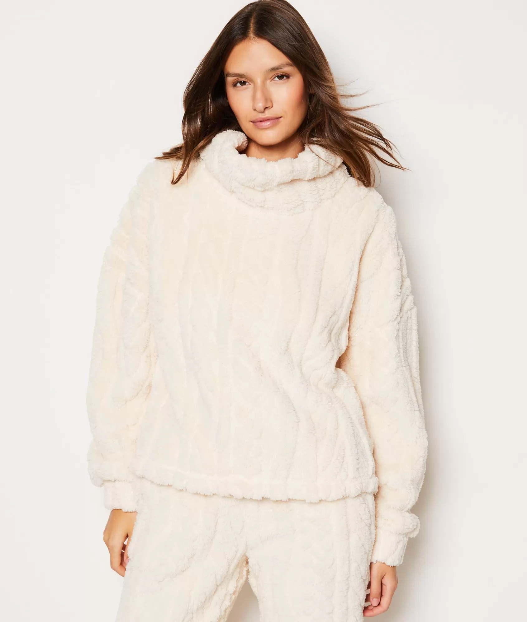 Etam Pyjama Ponchos, Sweatshirts & Jackets | Pyjama Tops>Sweat de pyjama polaire