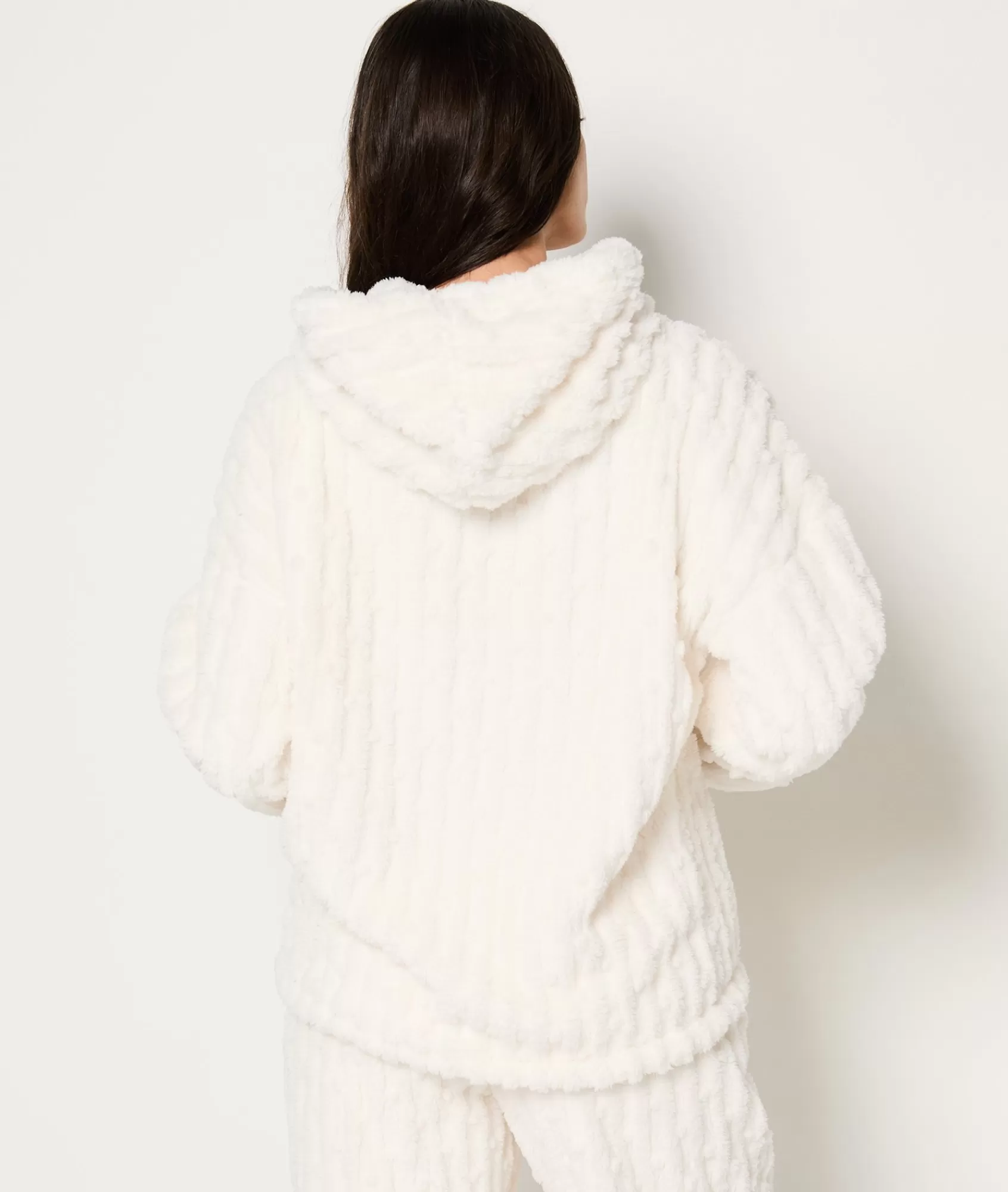 Etam Pyjama Ponchos, Sweatshirts & Jackets | Pyjama Tops>Sweat de pyjama polaire à capuche