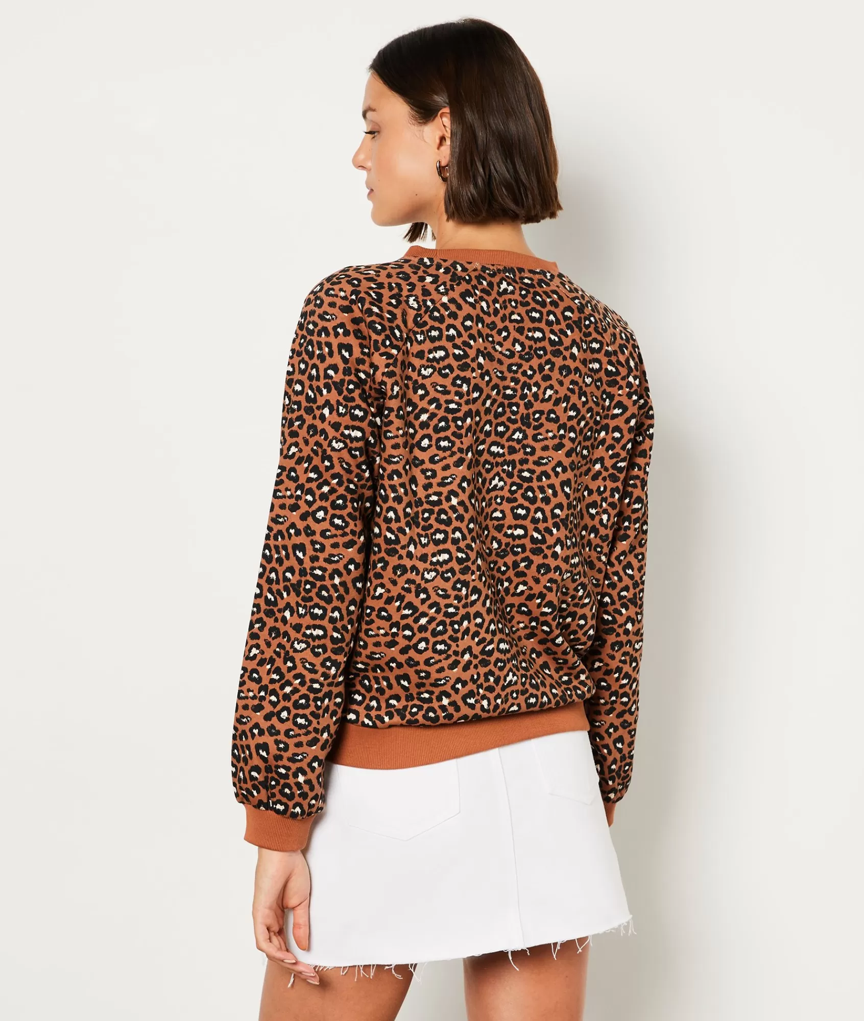 Etam Crewnecks>Sweat imprimé "Spicy" en coton