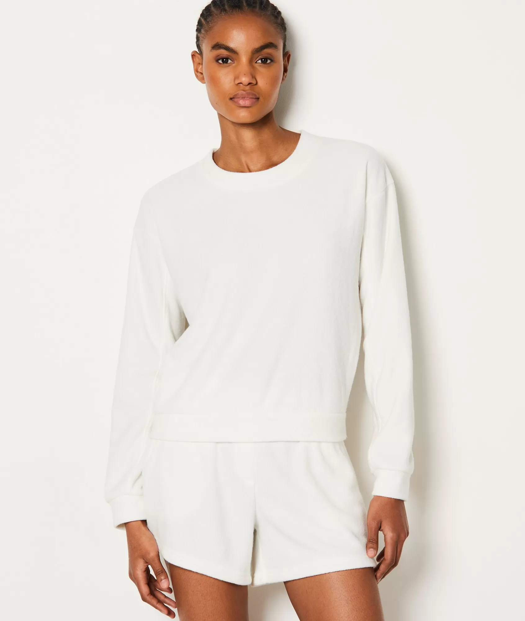 Etam Loungewear | Pyjama Ponchos, Sweatshirts & Jackets>Sweat molleton granulé