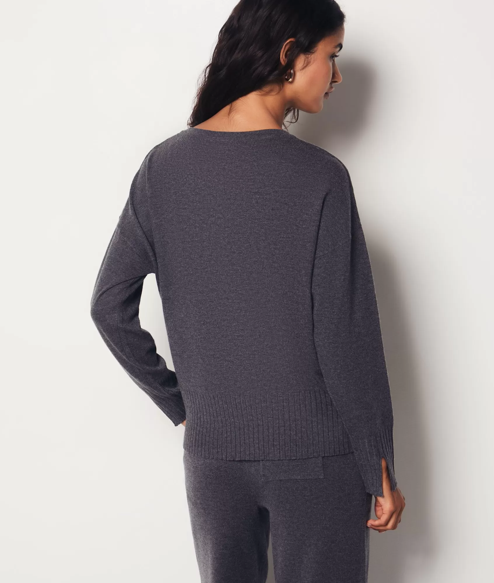 Etam Loungewear>Sweater with Button Details