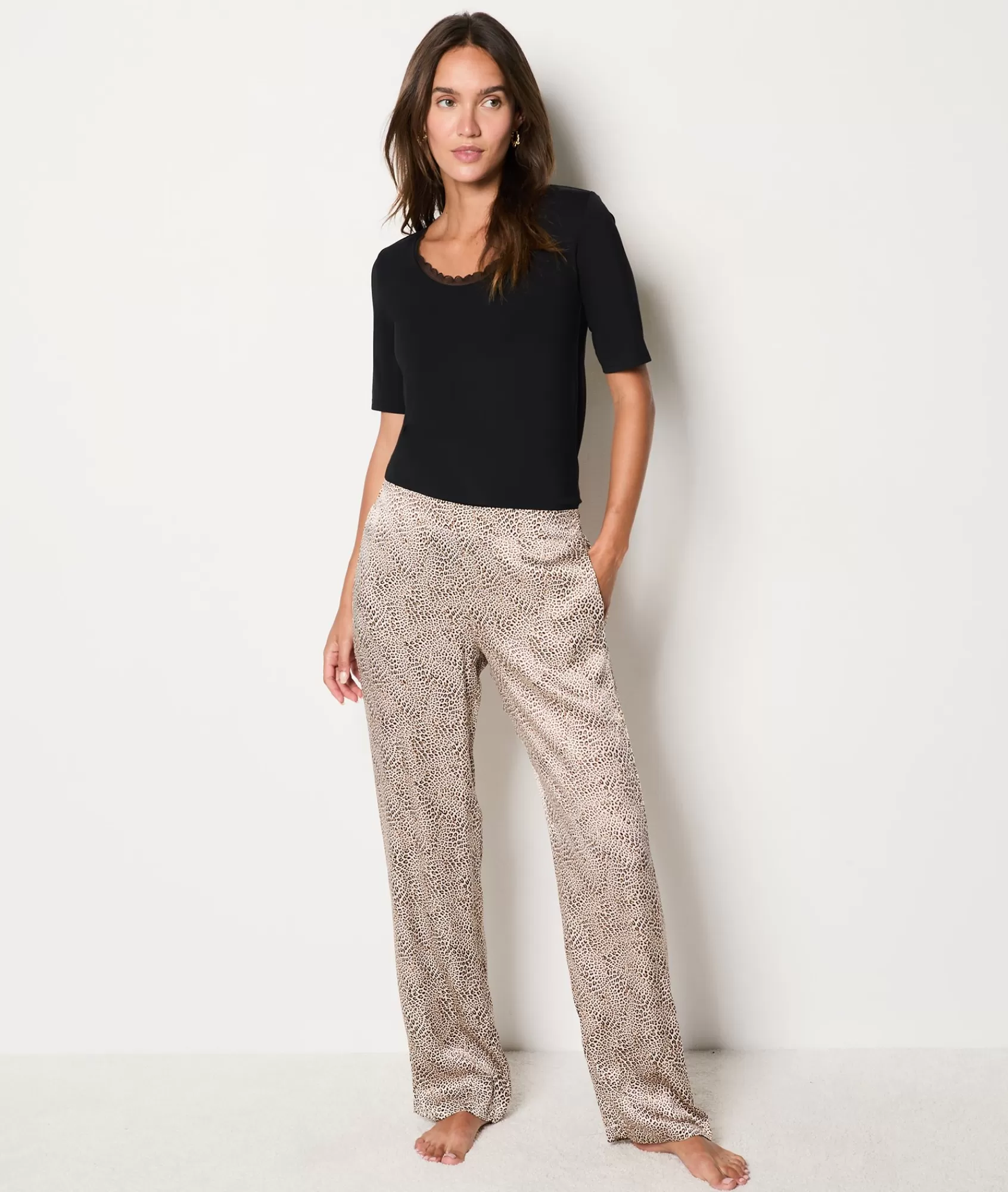 Etam Pyjama Tops>Thermal knit T-shirt