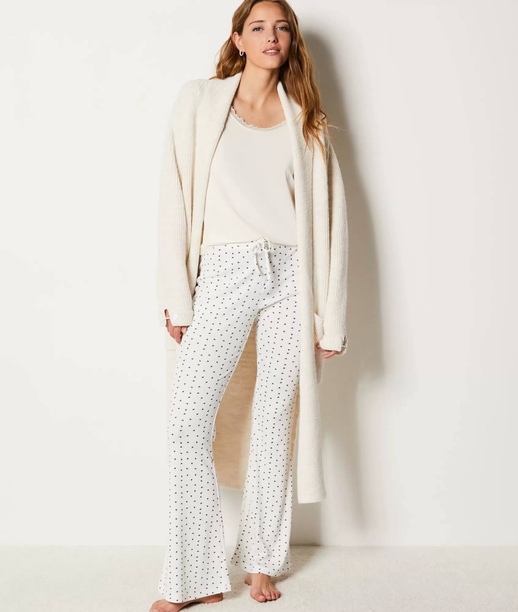 Etam Pyjama Tops>Thermal Knit T-Shirt