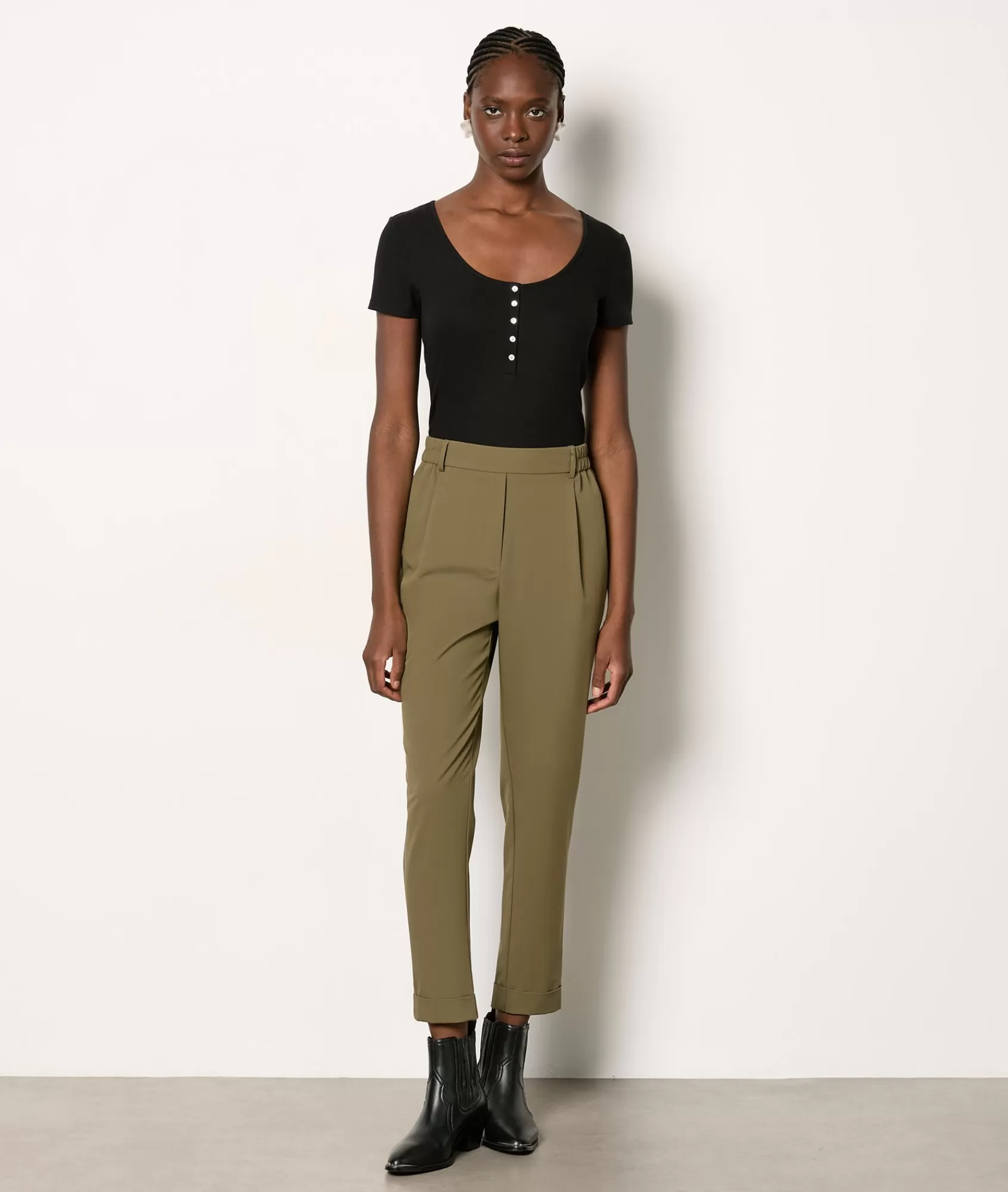 Etam Cigarette Pants>Trousers with a cigarette cut