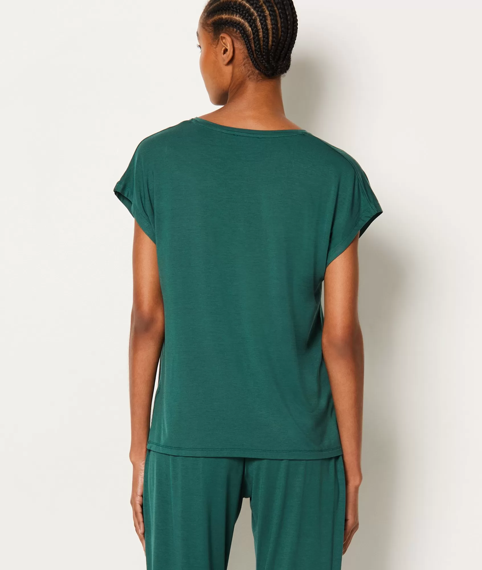 Etam Pyjama Tops>T-shirt de pyjama en modal manches courtes