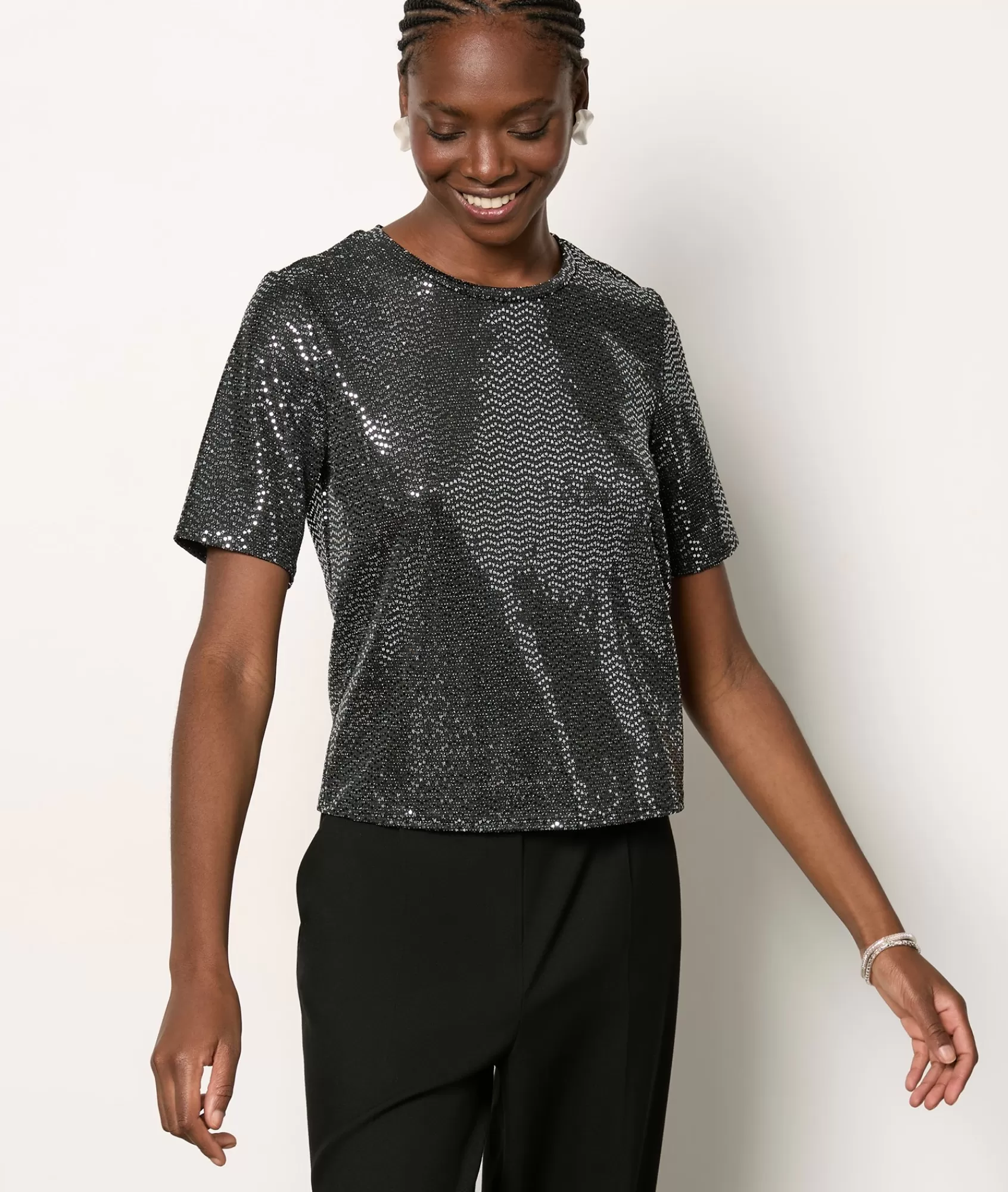 Etam T-shirts>T-shirt manches courtes irisé