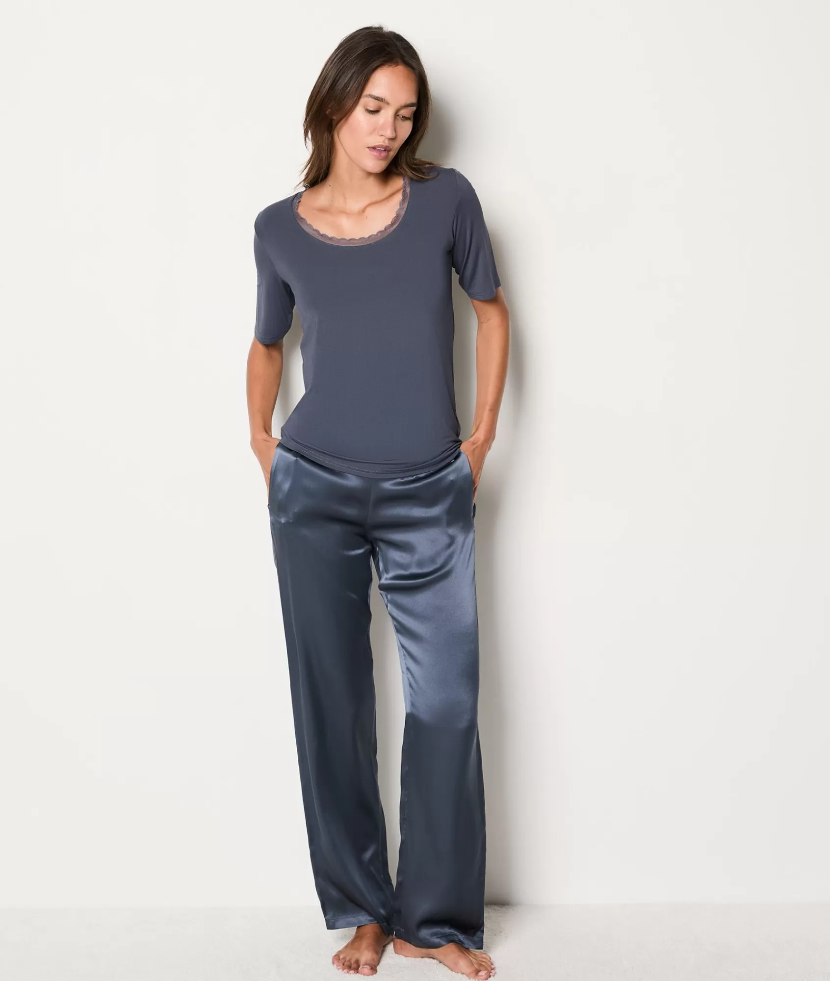 Etam Pyjama Tops>T-shirt manches courtes maille thermique
