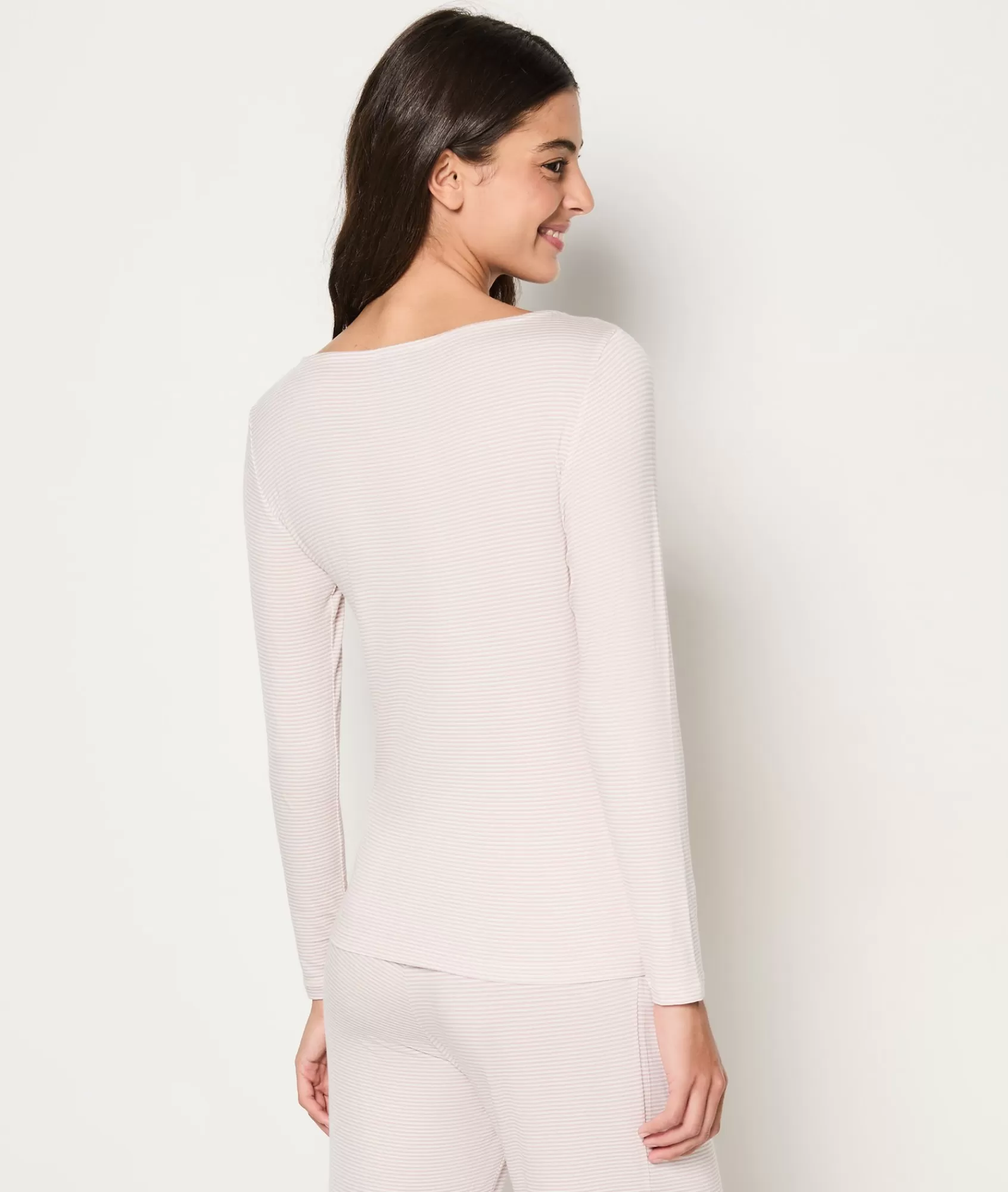 Etam Pyjama Tops>T-shirt manches longues à rayures