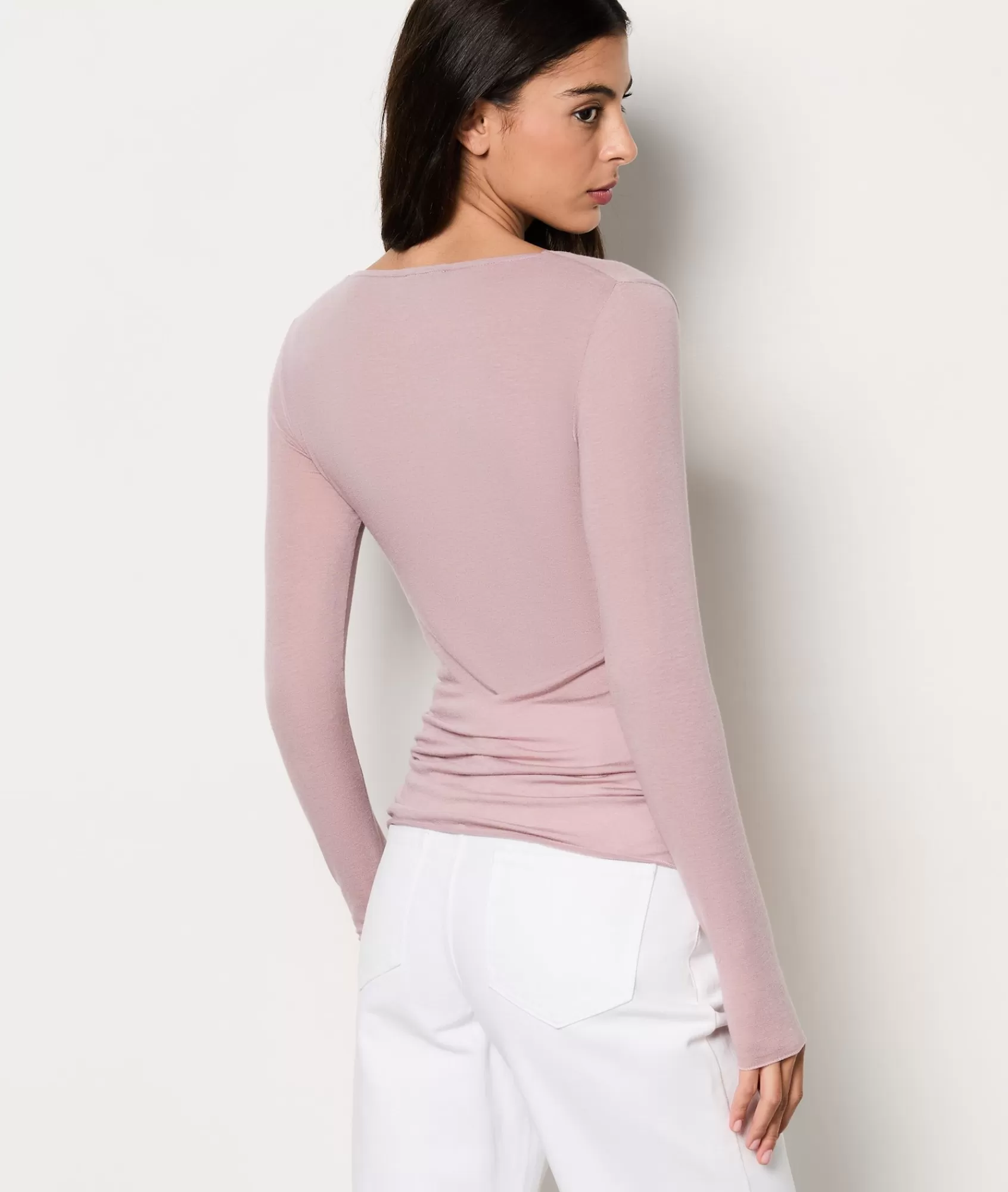 Etam Pyjama Tops>T-shirt manches longues avec cachemire en maille thermique