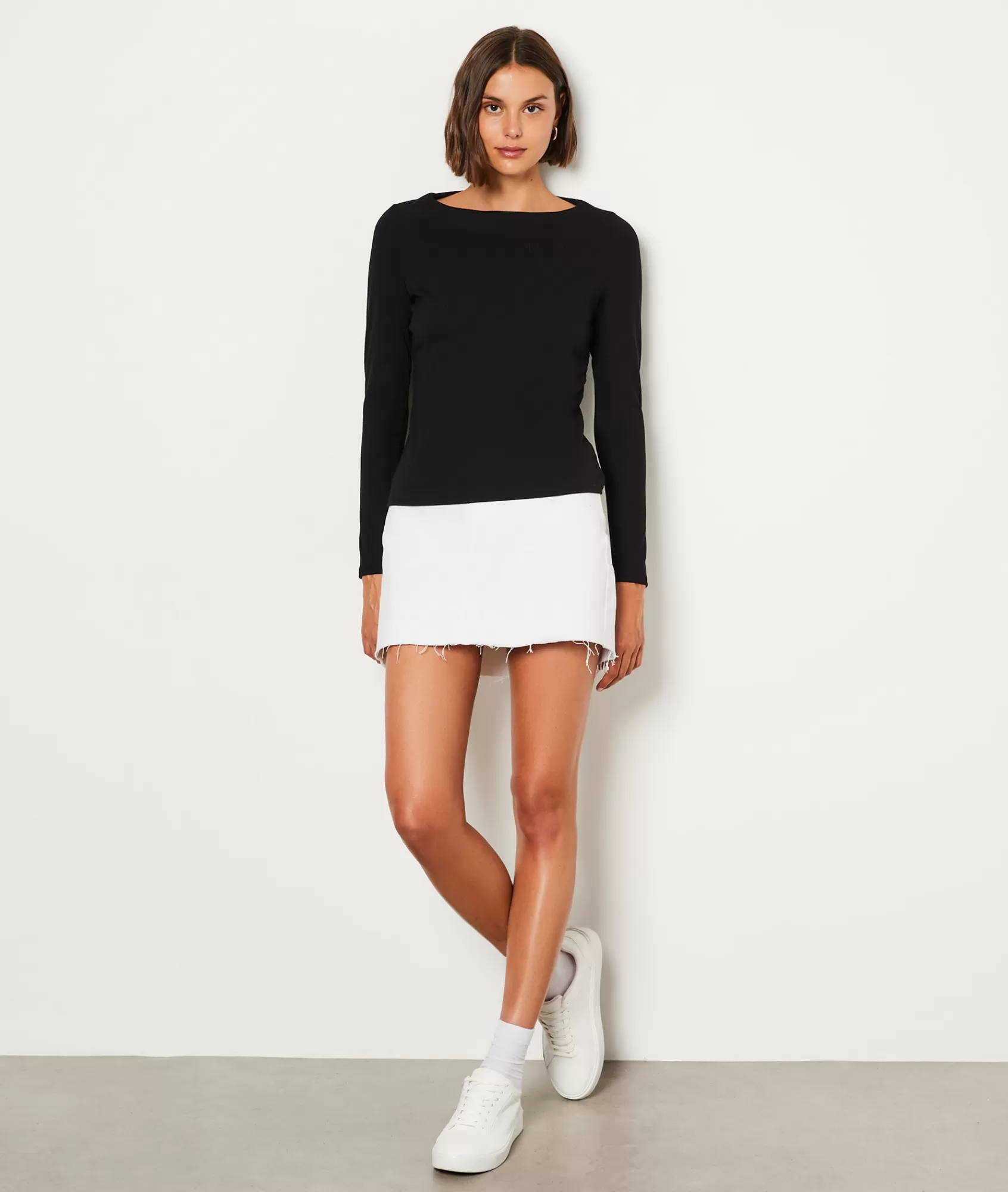 Etam T-shirts>T-shirt manches longues côtelé