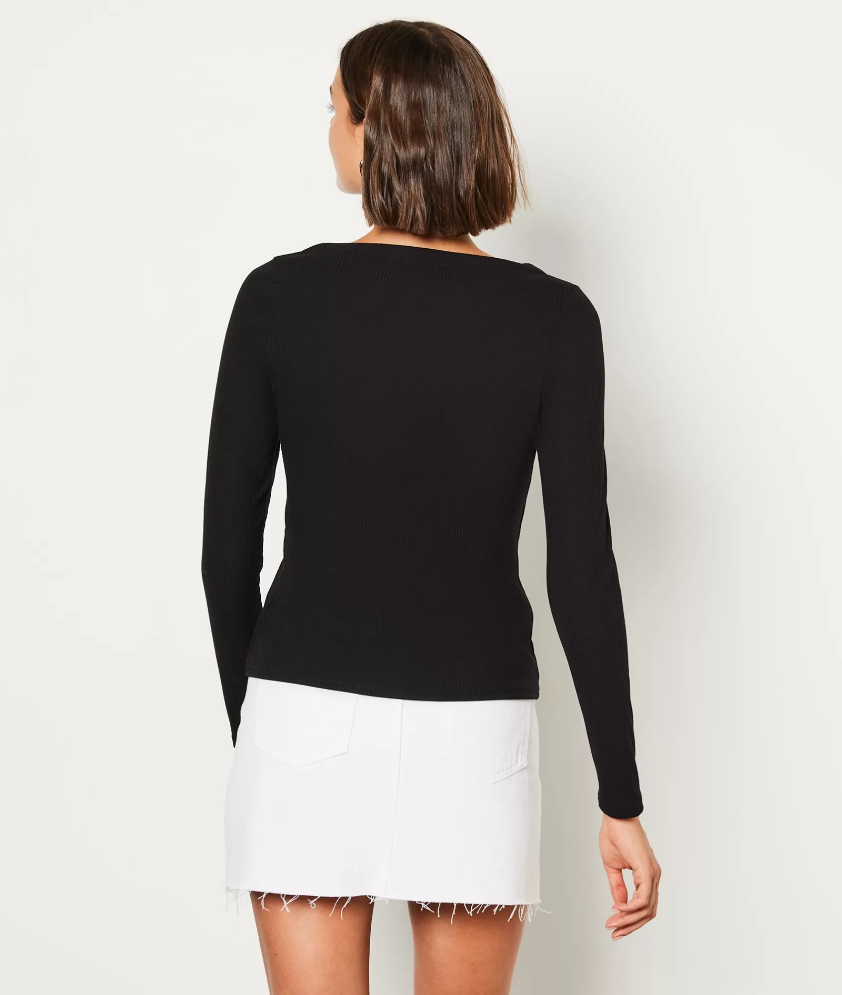 Etam T-shirts>T-shirt manches longues côtelé