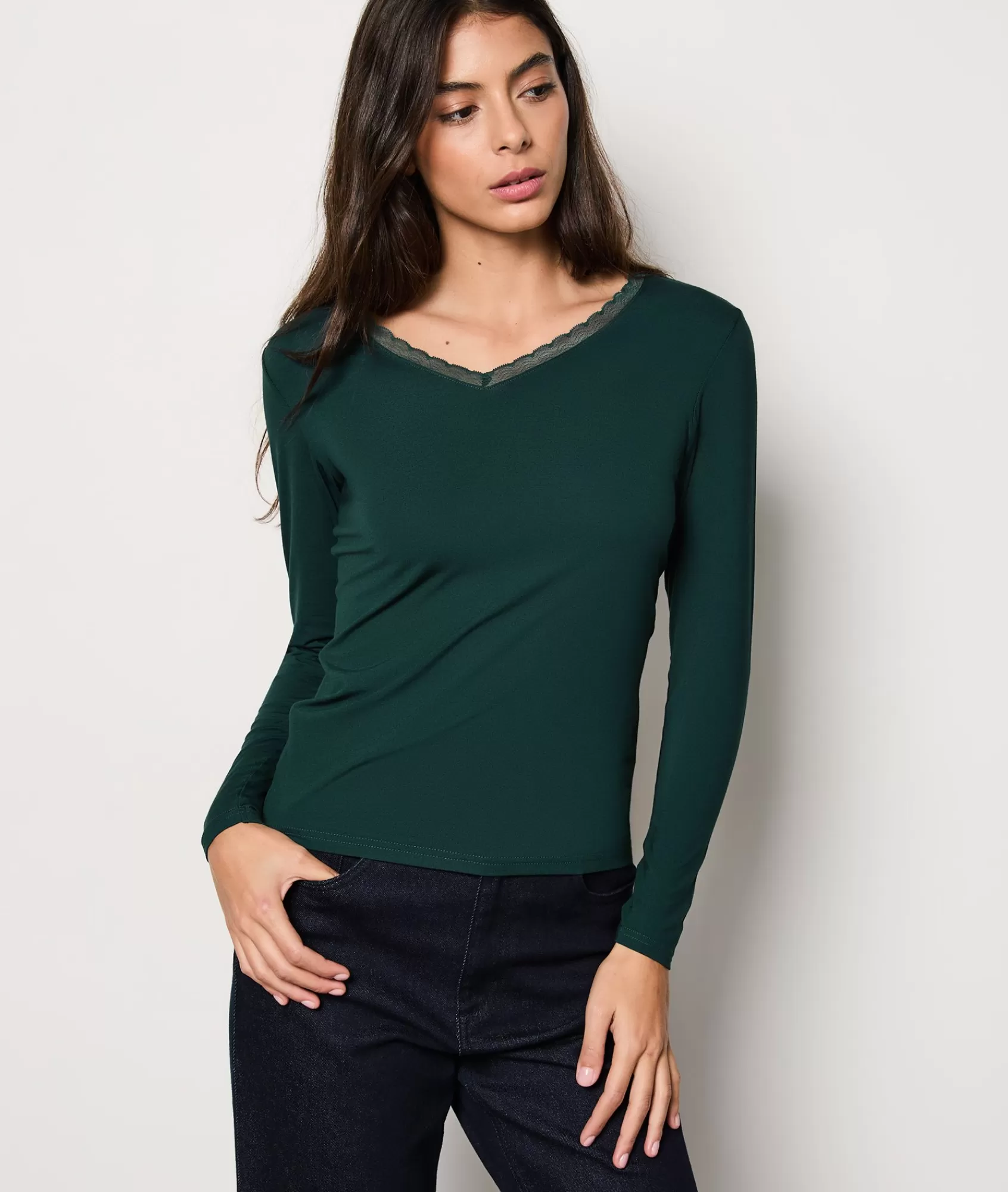 Etam Pyjama Tops>T-shirt manches longues maille thermique
