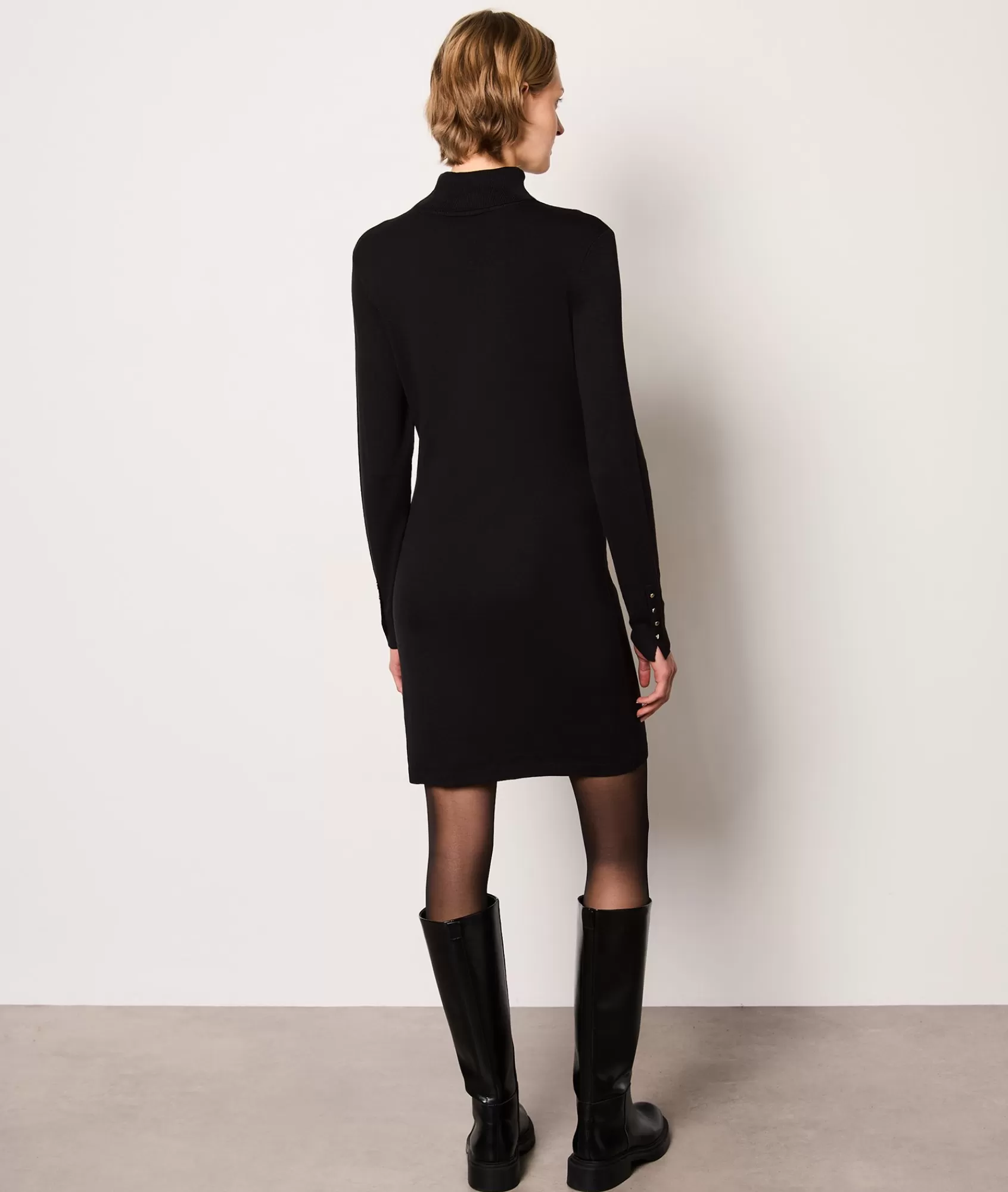 Etam Mini Dresses>Turtleneck Sweater Dress