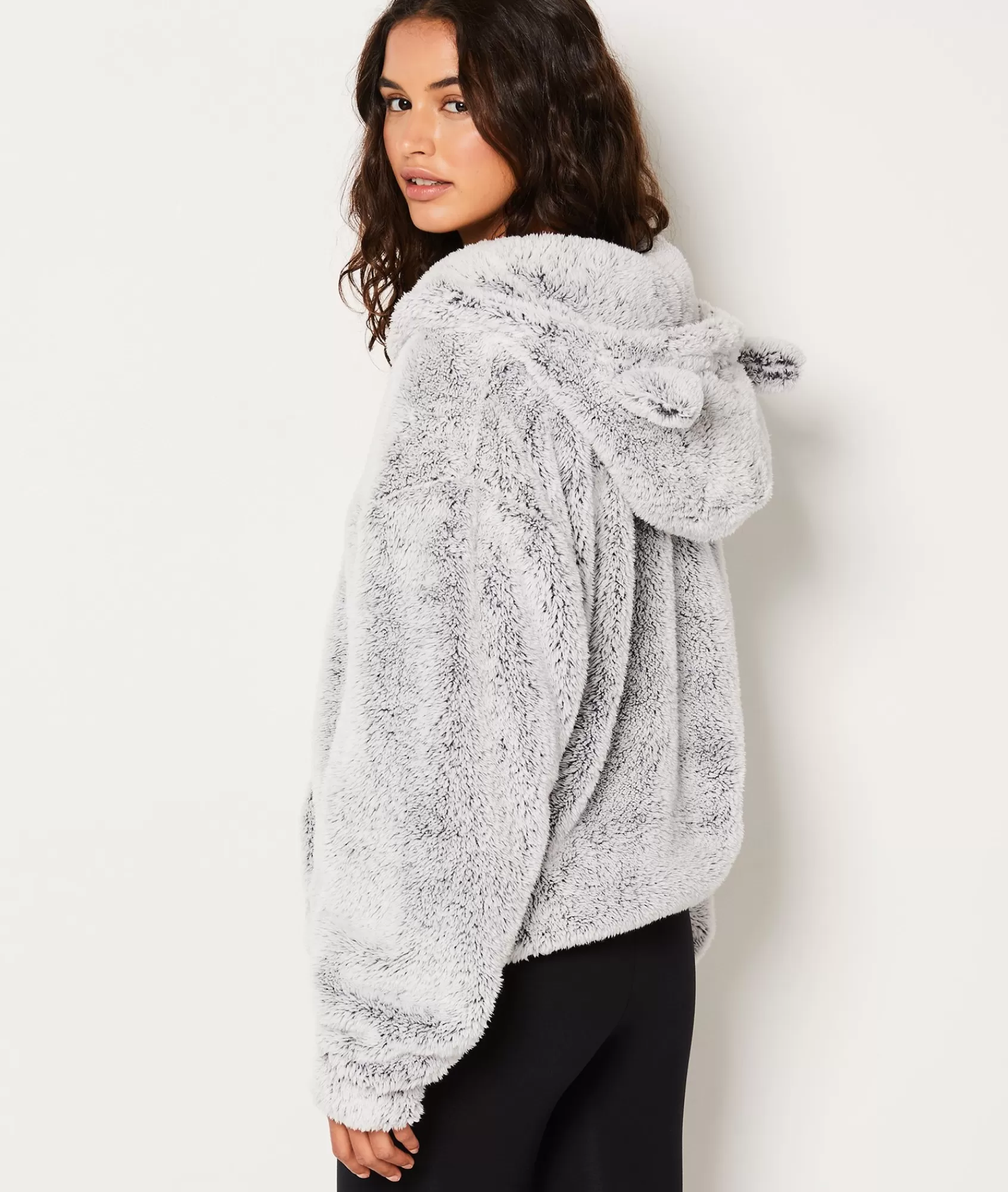 Etam Pyjama Ponchos, Sweatshirts & Jackets>Veste à capuche polaire