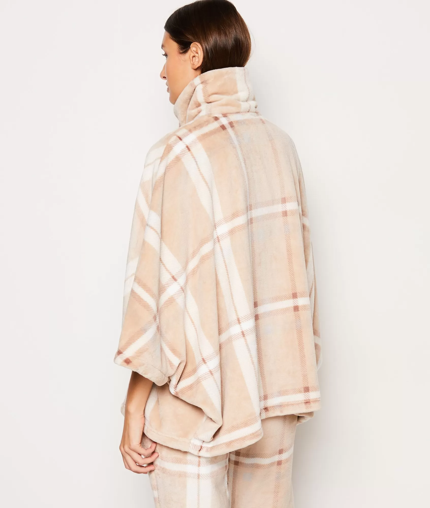 Etam Pyjama Ponchos, Sweatshirts & Jackets>Veste de pyjama à carreaux