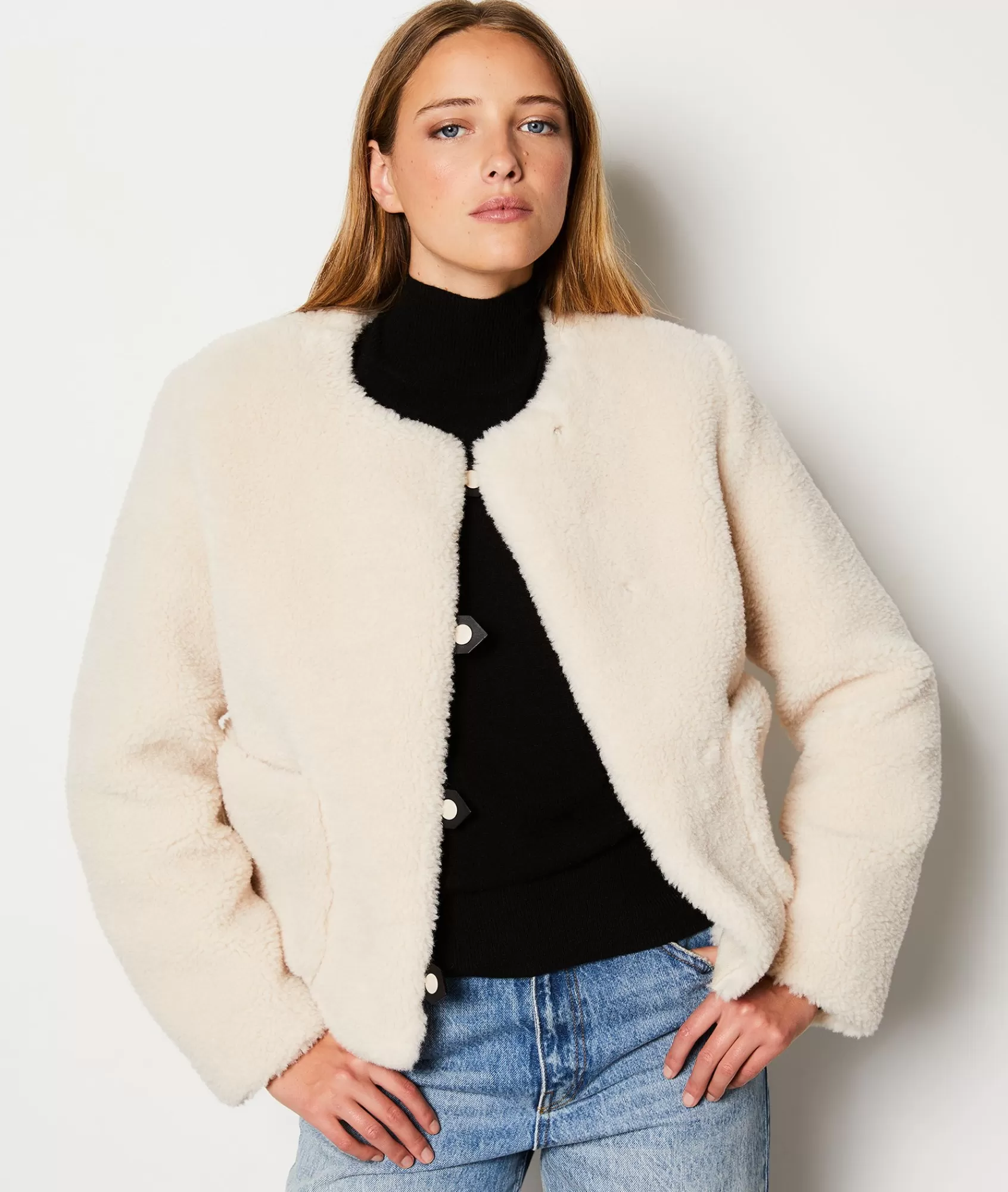 Etam Jackets>Veste en fausse fourrure