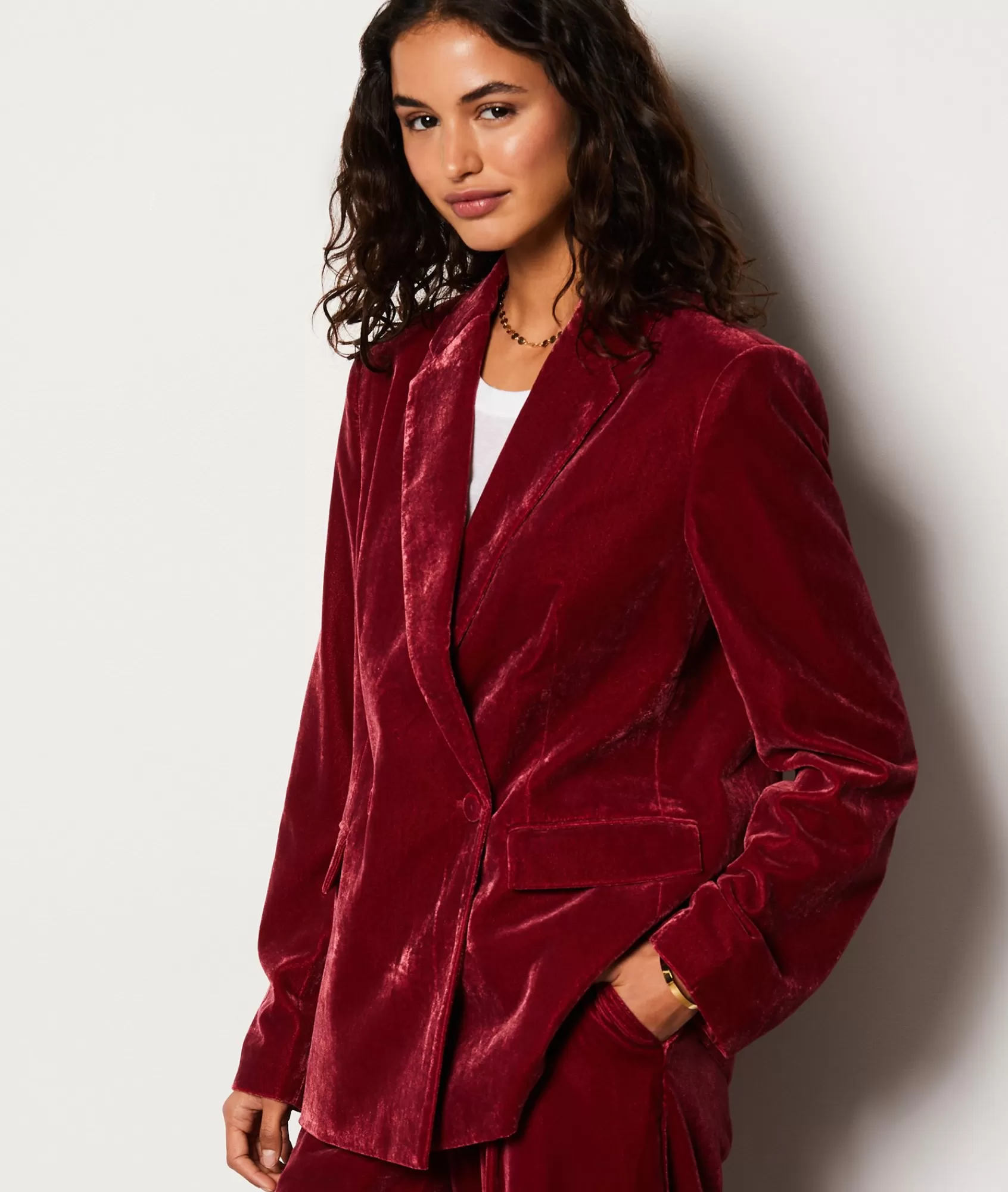 Etam Blazers>Veste en velours