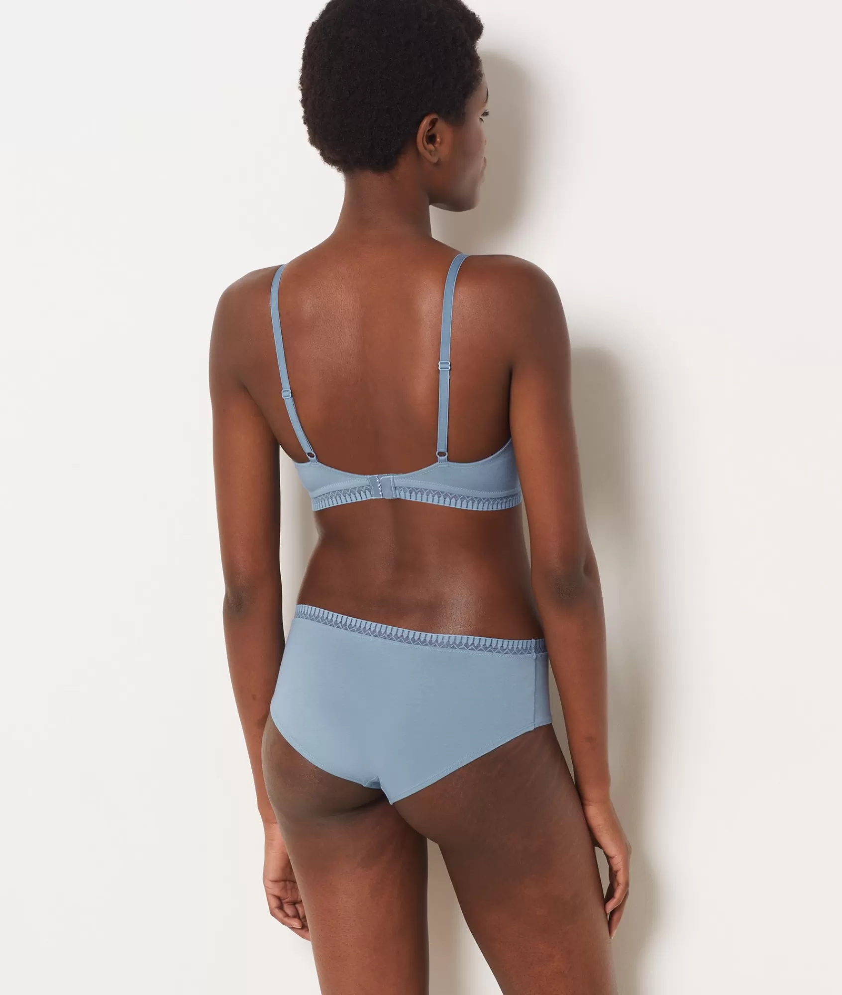 Etam Triangle Bras | Wireless Bras>Wireless Cotton Triangle Bra